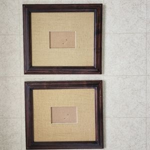 Two Pottery Barn Picture Frames